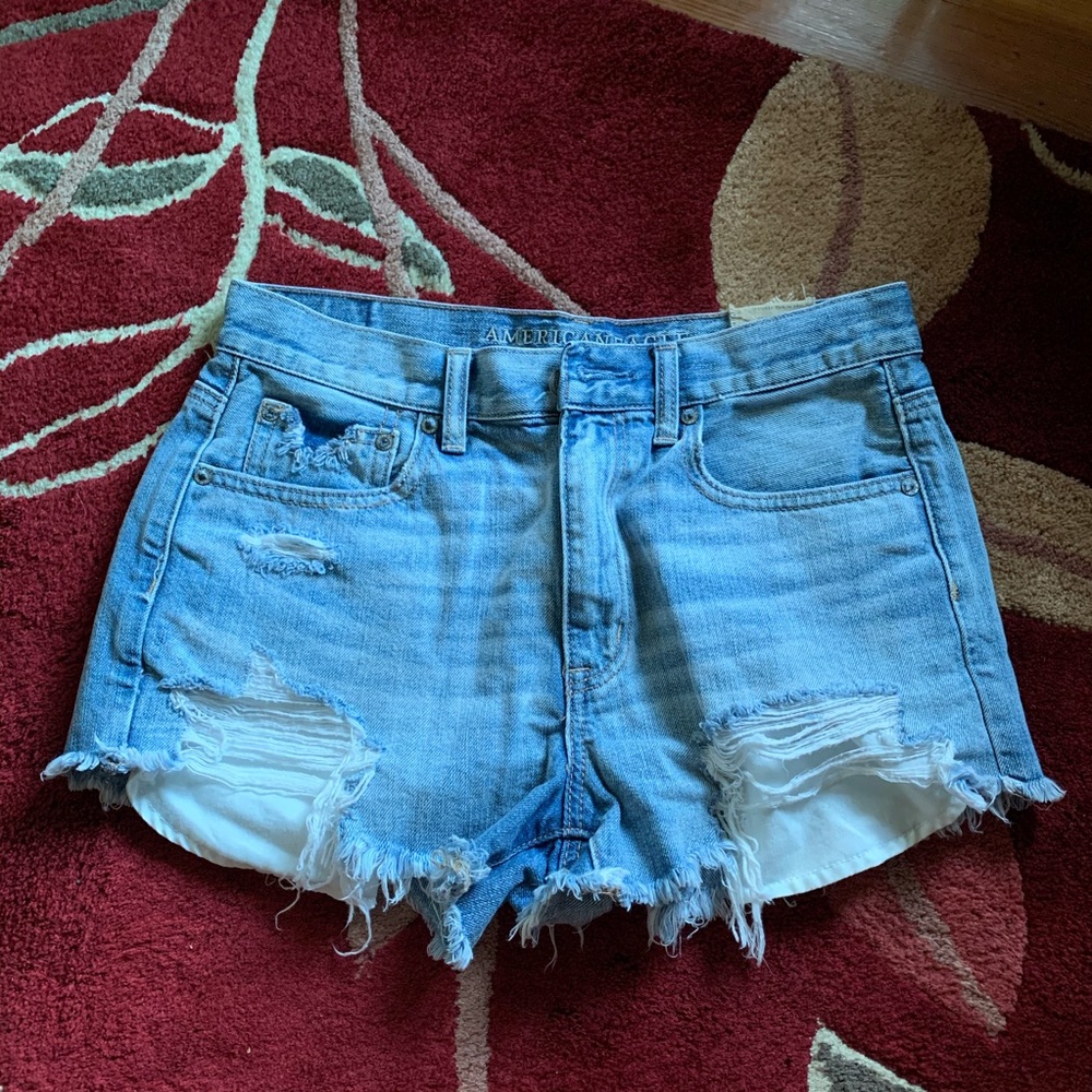 American Eagle hi-rise festival shorts